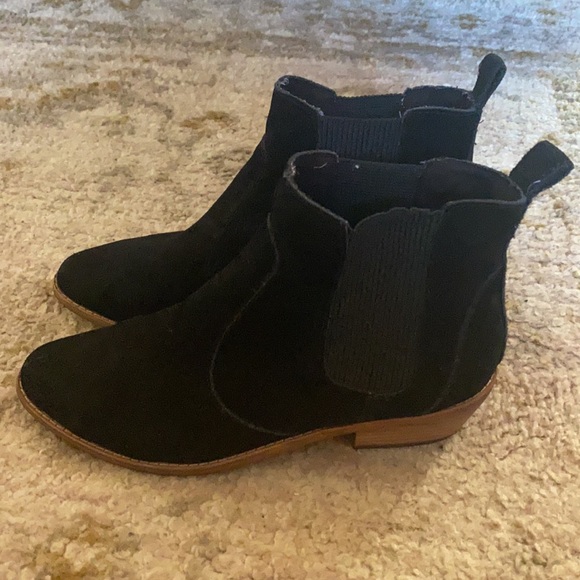 Black suede GAP Chelsea ankle boots - Picture 3 of 6